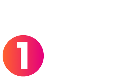 Number one icon with Epassi gradient background to represent step one in the process.