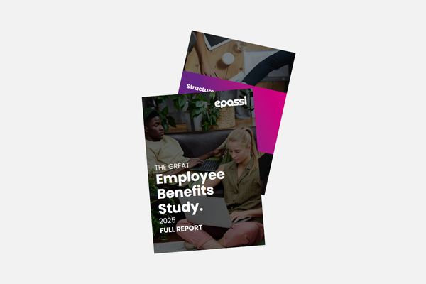 Preview image of the first and second page of The Great Employee Benefits Study 2025: Global Insights