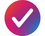 Tick icon to represent what can be achieved with Epassi UK's employee benefit platforms.